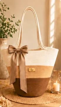 Elegante handgemaakte tas